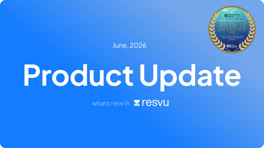Blue gradient banner announcing Product Update with date June 2026 and a circular award seal in the top-right corner.